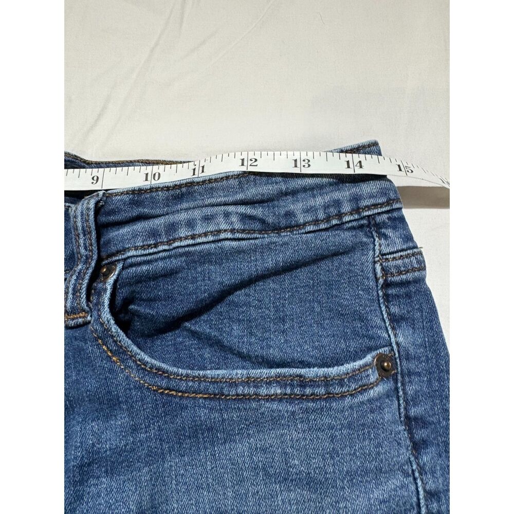 Aeropostale Mid Rise Bootcut Jeans Size 10R Medium Wash Blue Denim Stretch 10 - Picture 12 of 15